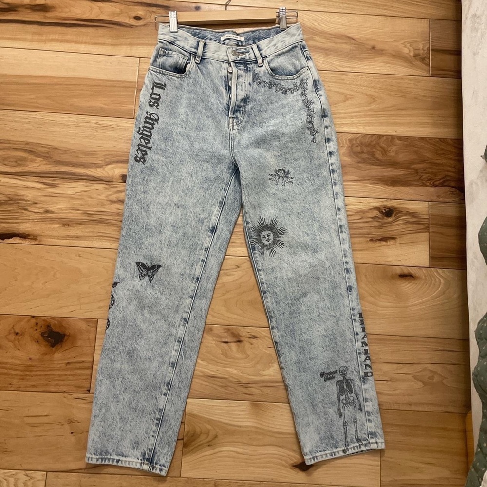 New High Rise Straight Leg Jeans